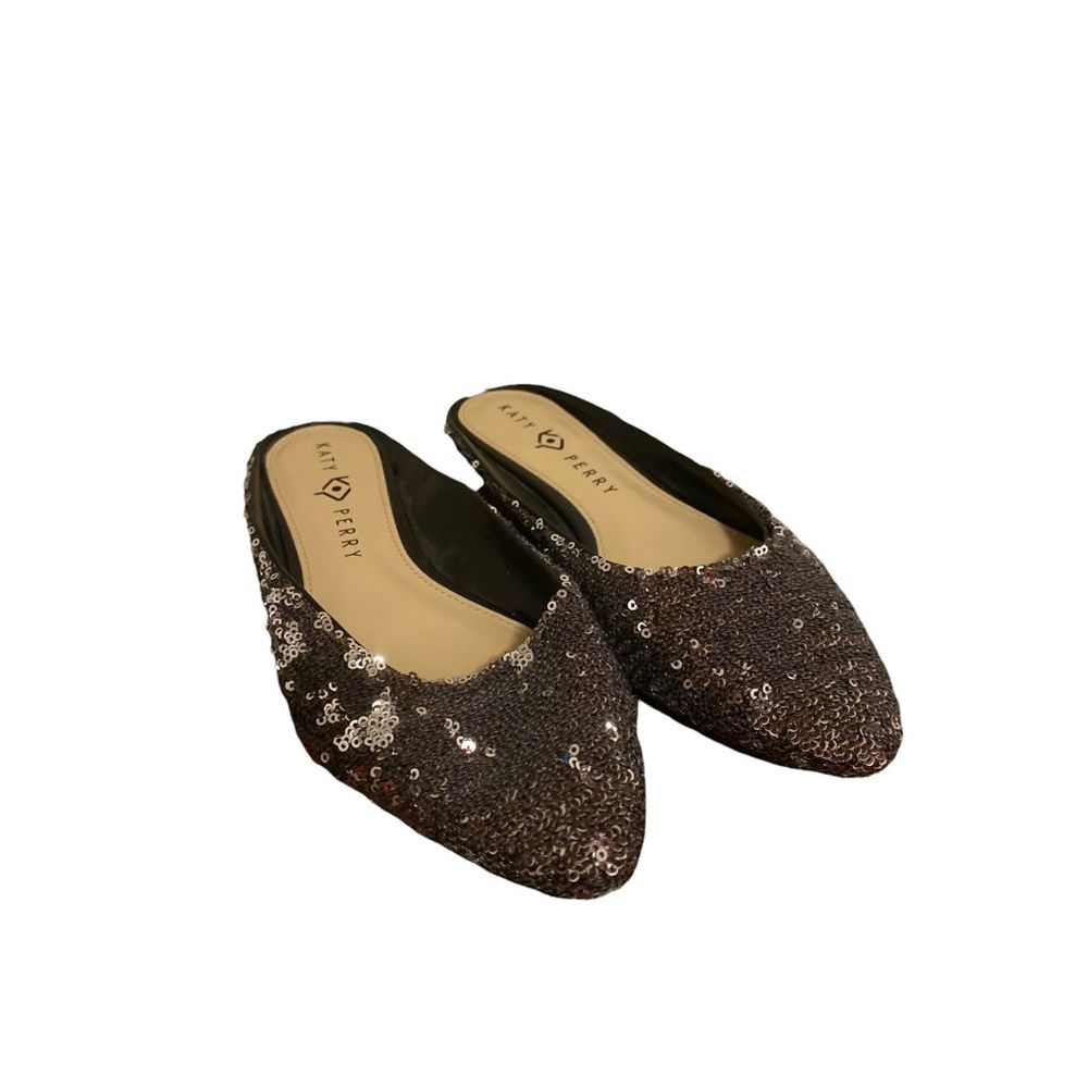 Katy Perry Kyra Mermaid Sequin Pointed Toe Slip On Flats Size 7.5